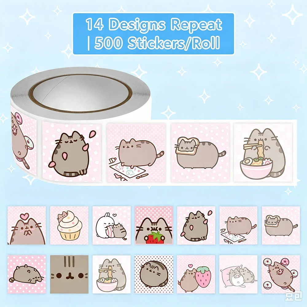 Hou 500pcs Pusheen Cartoon Cat - огляд і ціна Books