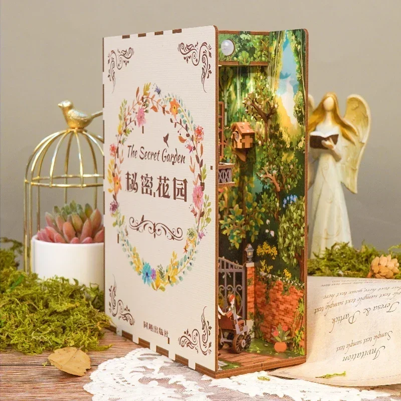 DIY Wooden Book Nook Shelf Ins - огляд і ціна Diy Wooden Book Nook Kit Shelf Insert