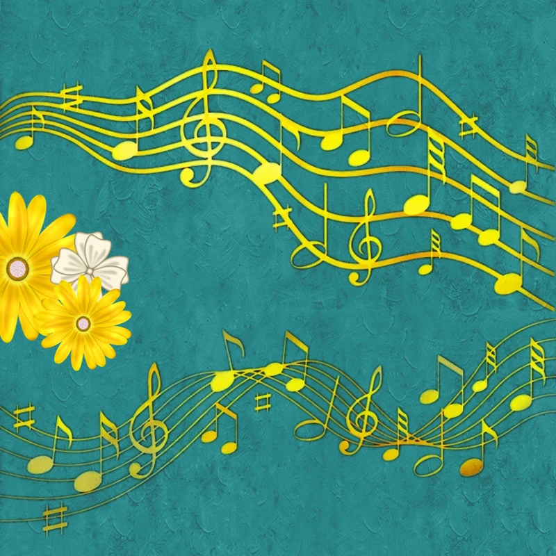Notes Music Background Hot Foi - огляд і ціна Blank Sheet Music Notebook