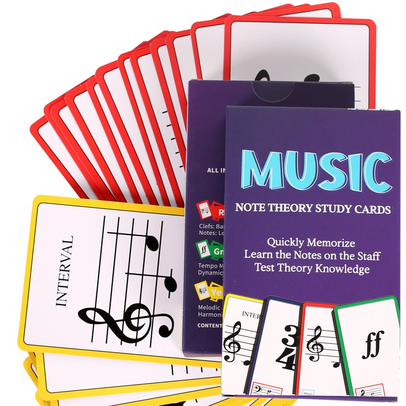 Music Flash Cards piano guitar - огляд і ціна Blank Sheet Music Notebook
