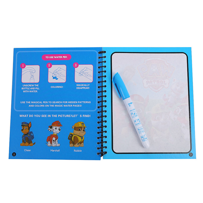 Paw Patrol Reusable Magic Wate - огляд і ціна Reusable Water Magic Coloring Book